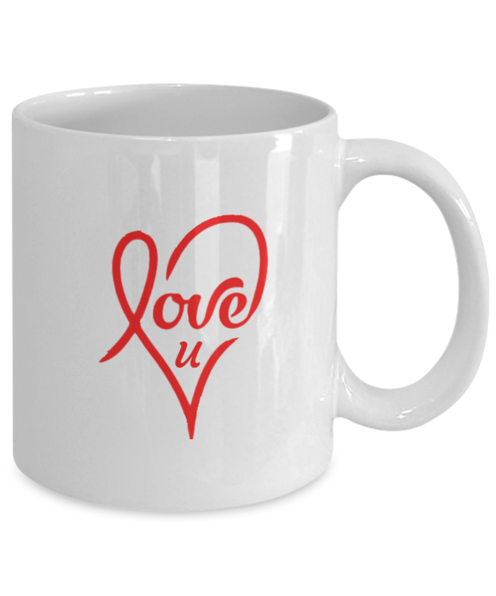 Valentines day gift for him, her. Mug.