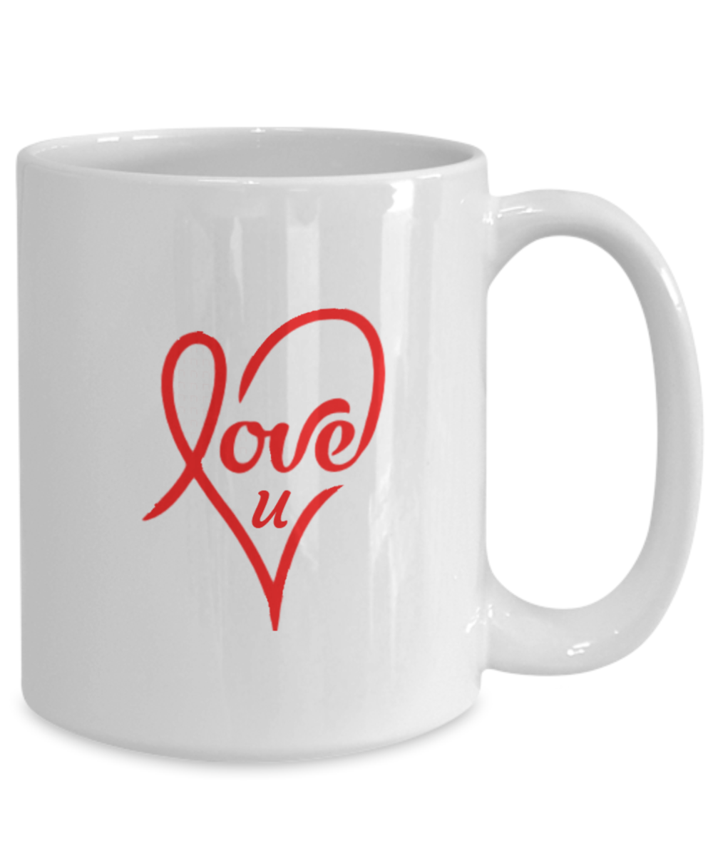 Valentines day gift for him, her. Mug.