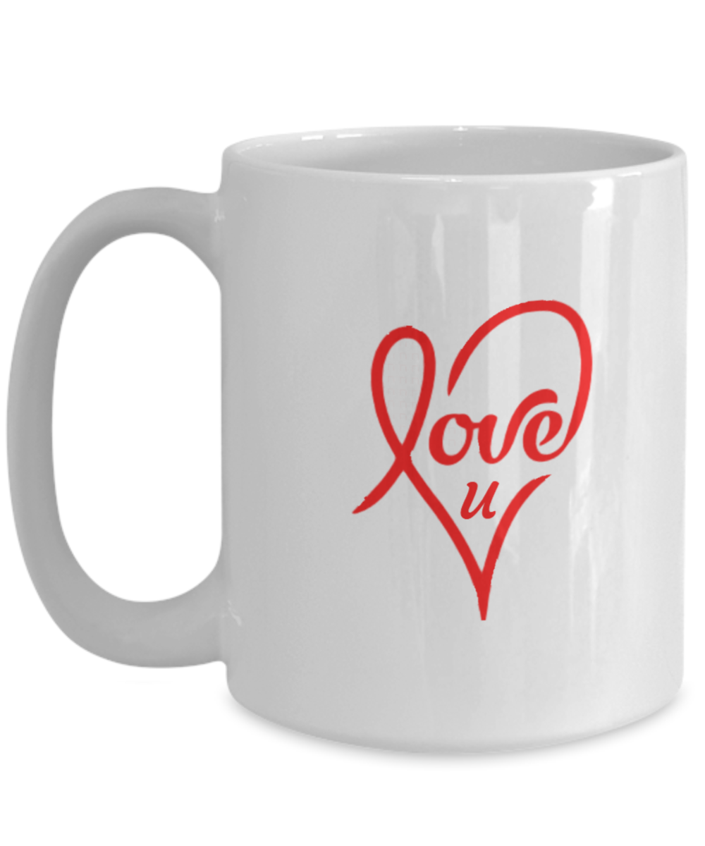 Valentines day gift for him, her. Mug.