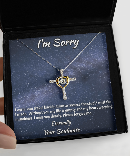 I'm Sorry Gift For Him Necklace. Apology Gift For Him.
