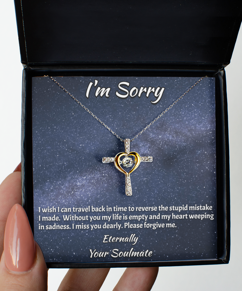 I'm Sorry Gift For Him Necklace. Apology Gift For Him.